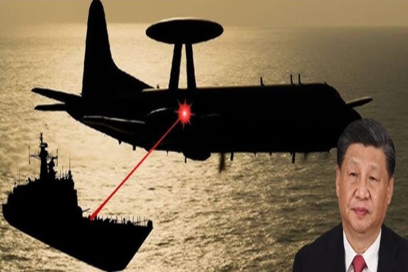 ஜேர்மன் விமானத்தை லேசர் மூலம் குறிவைத்த சீனா!