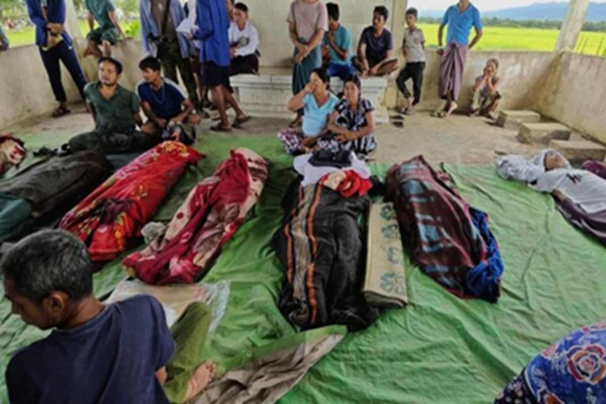 கதிகலங்க வைத்த மியான்மர் தாக்குதல்: பள்ளி மாணவர்கள் உள்பட 18 பேர் பரிதாப பலி!