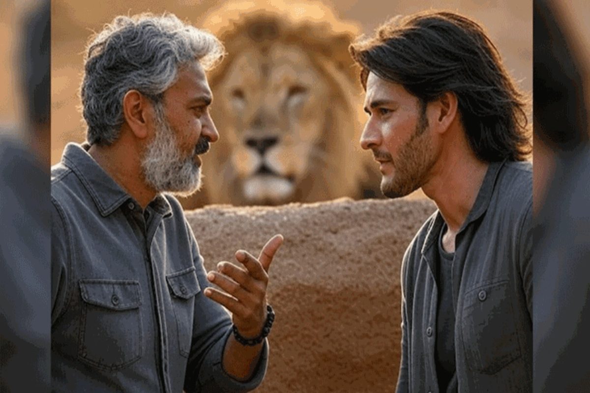 சிங்கத்துடன் மகேஷ் பாபு: ராஜமௌலி படத்திற்கான பயிற்சியா?