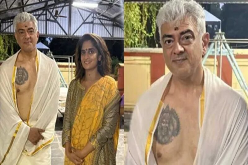 அஜித் திடீரென டாட்டூ குத்தக் காரணம் எதிரிகள் தொல்லையா? மூத்த பத்திரிகையாளர் அதிரடி விளக்கம்!