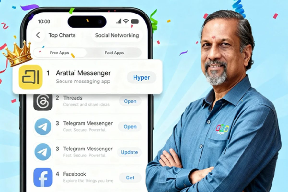 WhatsApp க்கு சவால்: இந்தியச் செயலியின் அதிரடி வளர்ச்சி!