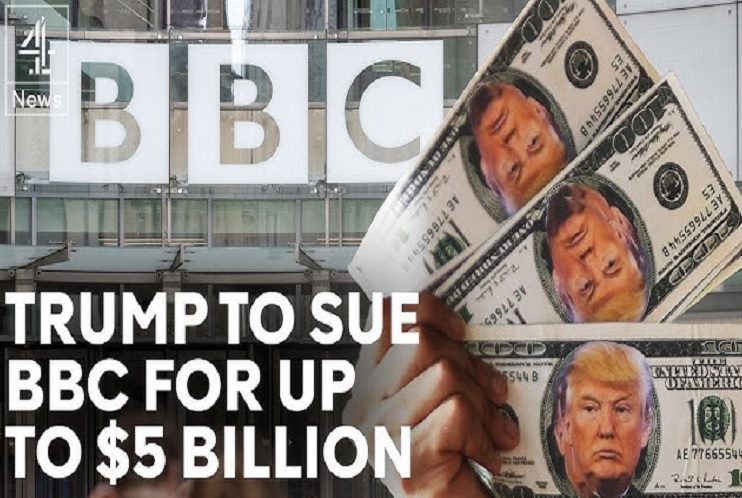 லண்டனில் மக்கள் செலுத்தும் TV வரிப் பணம் நாசம்: டொனால் ரம் போட்ட மான நஷ்ட வழக்கு !