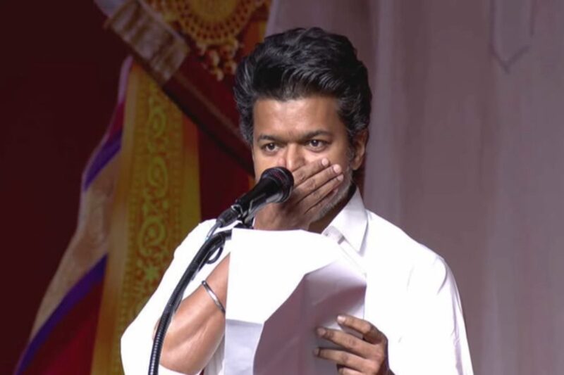 திமுகவைச் சீண்டிய தவெக தலைவர் விஜய் – வைரலாகும் கிண்டல் பேச்சு!